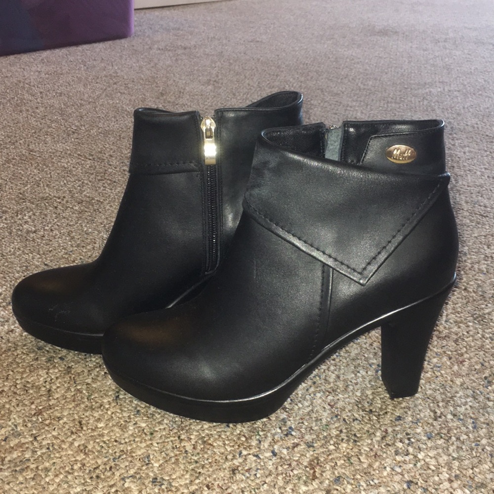 High boots.